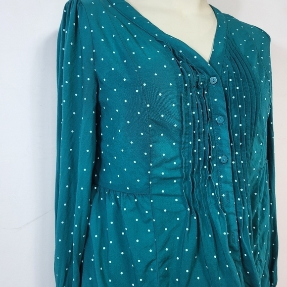 LC Lauren Conrad Polka Dot Blouse - Picture 5 of 8